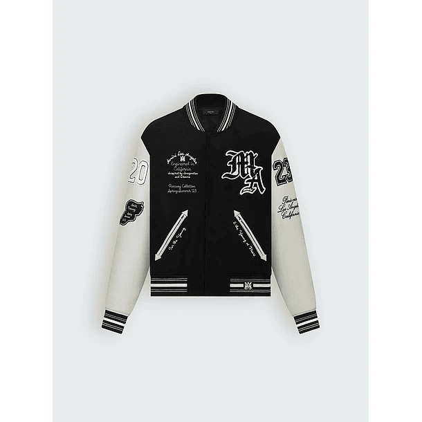 Varsity Jacket Amiri Imagination negra 1