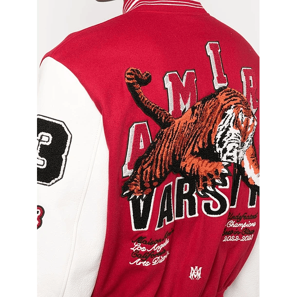Varsity Jacket Amiri Best in Glass roja 4