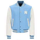 Varsity Jacket Amiri letterman sky blue 1