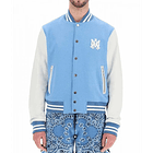 Varsity Jacket Amiri letterman sky blue 5
