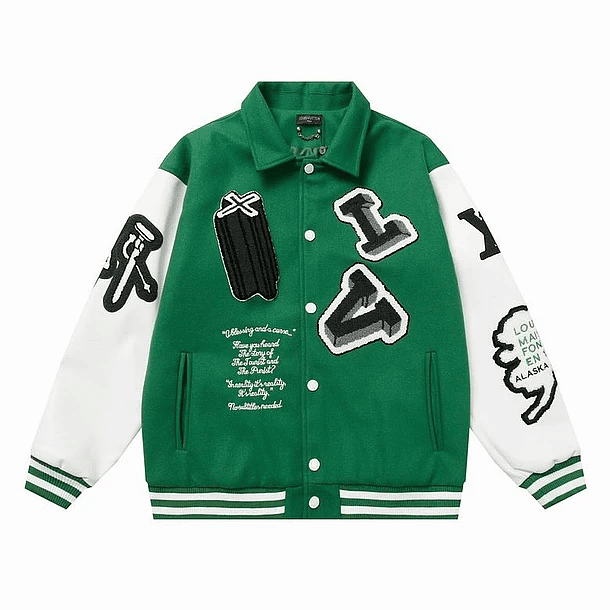 Varsity Jacket louis vuitton verde 1
