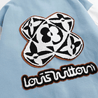 Varsity Jacket louis vuitton sky blue & White 4