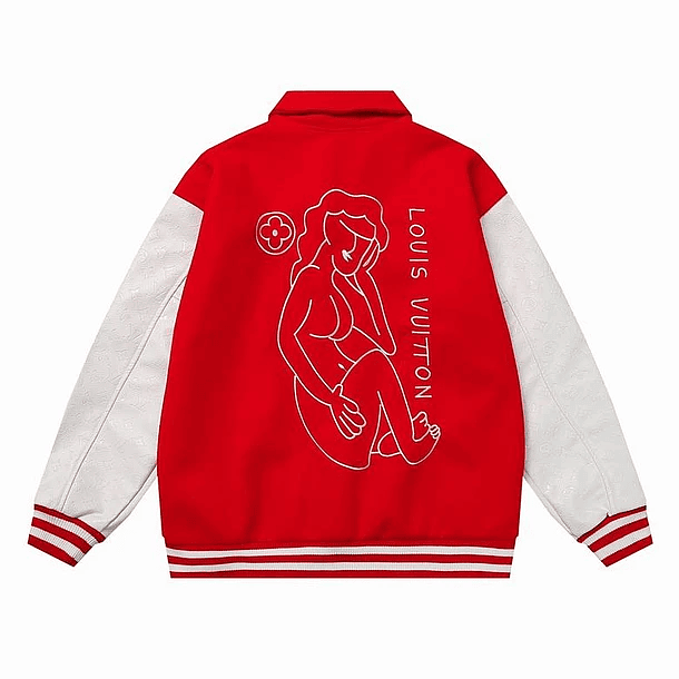 Varsity Jacket louis vuitton roja Pretty 2