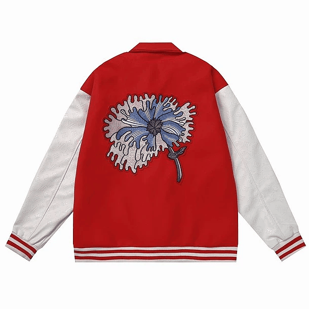 Varsity Jacket louis vuitton roja flower 2