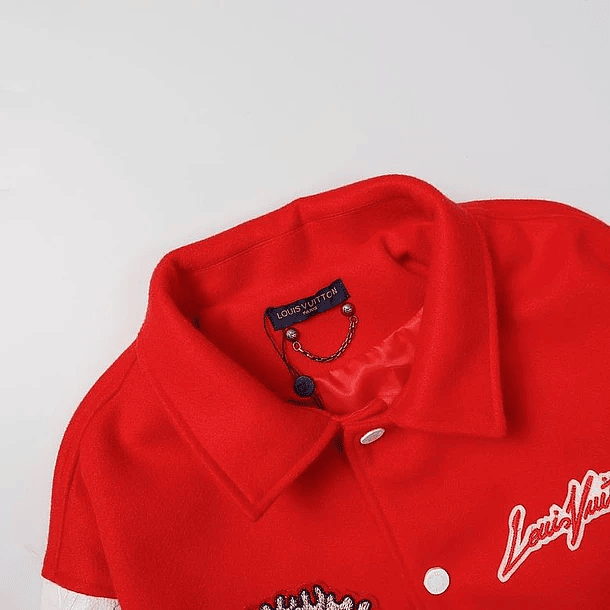 Varsity Jacket louis vuitton roja flower 3
