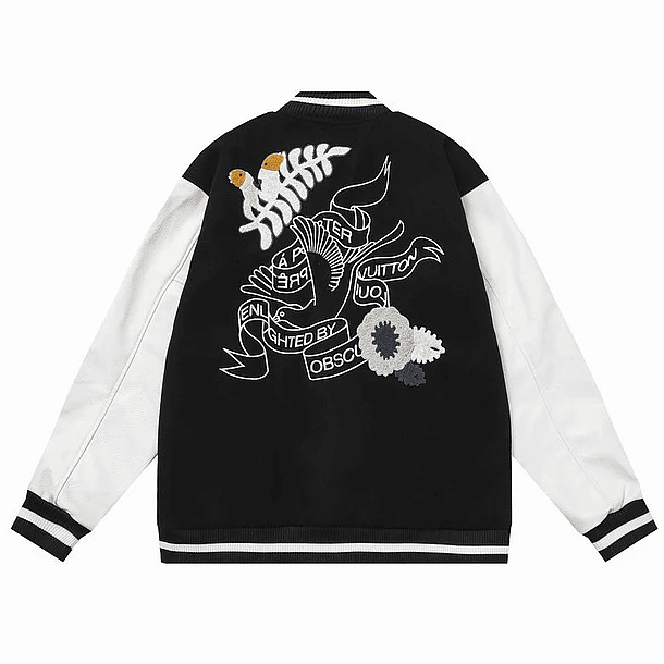 Varsity Jacket louis vuitton negra seagull 2