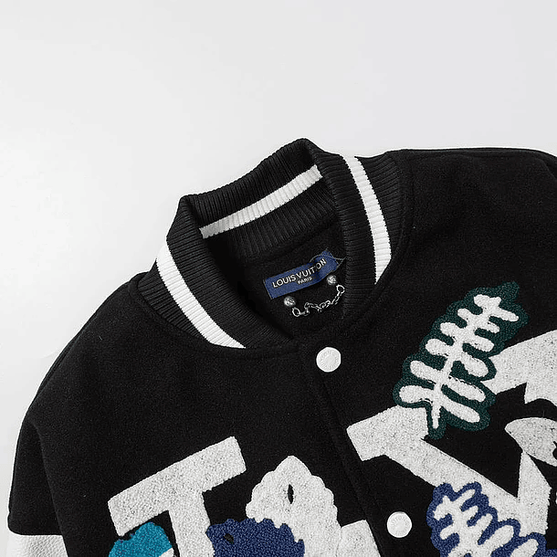 Varsity Jacket louis vuitton negra seagull 5