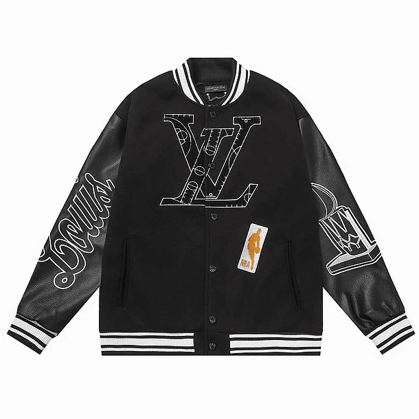 Varsity Jacket louis vuitton negra NBA 1