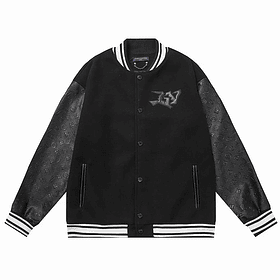 Varsity Jacket louis vuitton negra Face