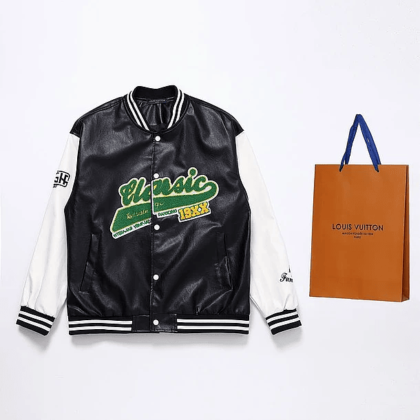 Varsity Jacket louis vuitton negra classic 1