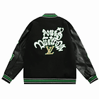 Varsity Jacket louis vuitton Negra & verde Looking 2