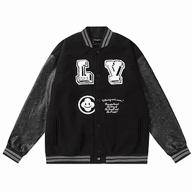 Varsity Jacket louis vuitton negra 
