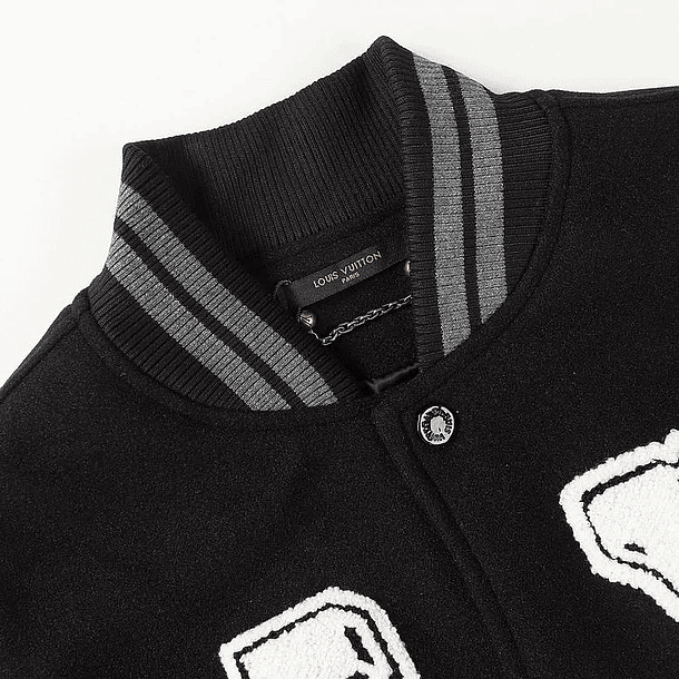 Varsity Jacket louis vuitton negra  4