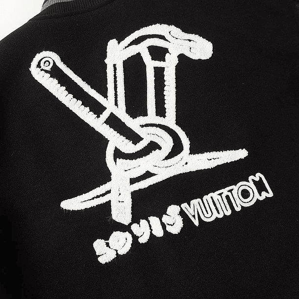 Varsity Jacket louis vuitton negra  7