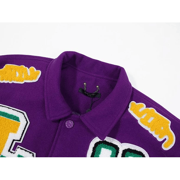 Varsity Jacket louis vuitton morada 5