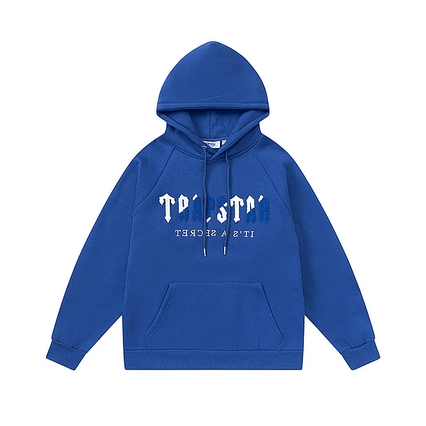 Conjunto Trapstar Azul Logo Azul/Blanco 2