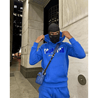 Conjunto Trapstar Azul Logo Azul/Blanco 7