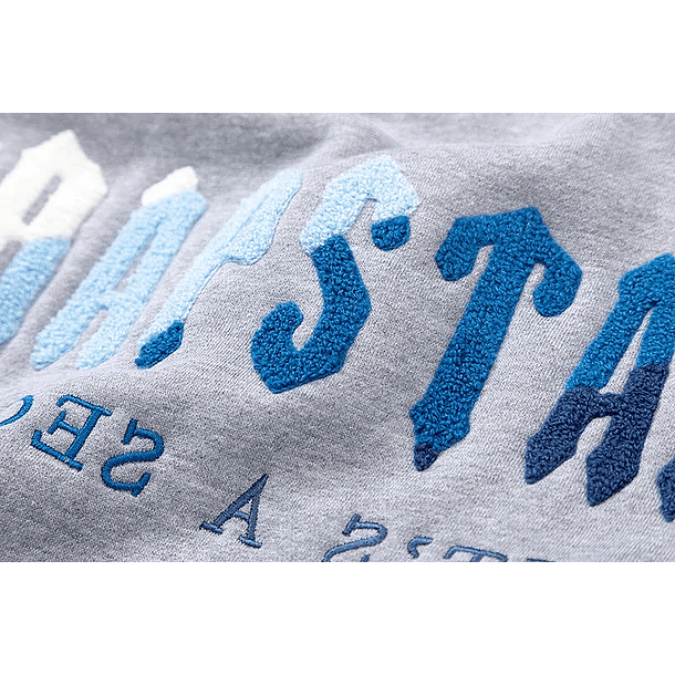 Conjunto Trapstar Gris Logo Blanco/Celeste/Azules 4