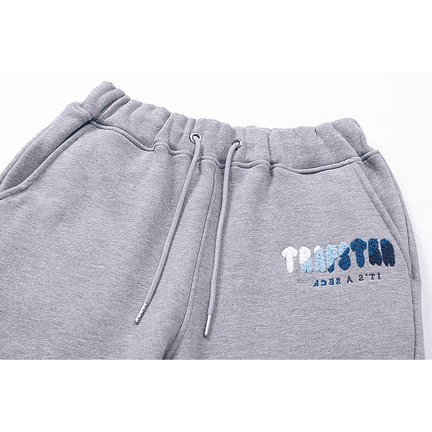 Conjunto Trapstar Gris Logo Blanco/Celeste/Azules 7