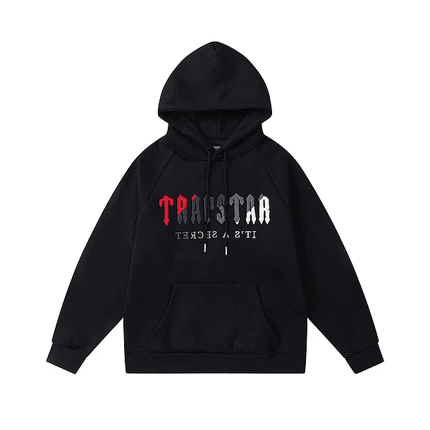 Conjunto Trapstar Negro Logo Rojo/Gris/Blanco 2
