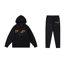 Conjunto Trapstar Negro Logo Naranja/Negro 1
