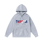 Conjunto Trapstar Gris Logo Azul/Blanco/Rojo 2