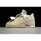 Jordan retro 4 off white sail 1