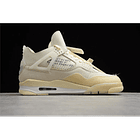 Jordan retro 4 off white sail 2