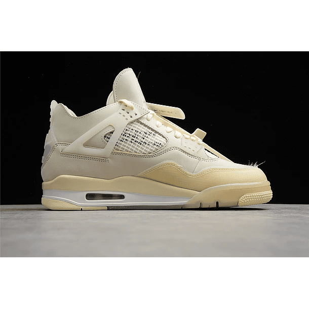 Jordan retro 4 off white sail 2