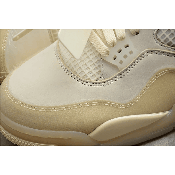 Jordan retro 4 off white sail 6