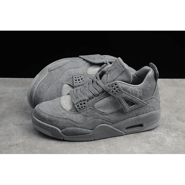 Jordan retro 4 x Kaws gris 5