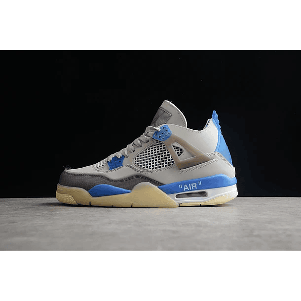 Jordan retro 4 off white military blue 1