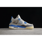 Jordan retro 4 off white military blue 2