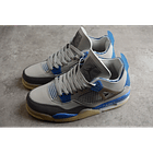 Jordan retro 4 off white military blue 5