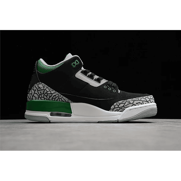 Jordan retro 3 pine green 2