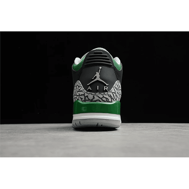 Jordan retro 3 pine green 3