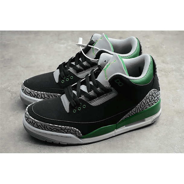 Jordan retro 3 pine green 4
