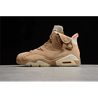 Jordan retro 6 x Travis Scott khaki 1