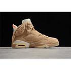 Jordan retro 6 x Travis Scott khaki 2