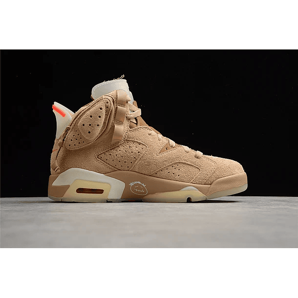 Jordan retro 6 x Travis Scott khaki 2