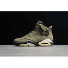 Jordan retro 6 x Travis Scott green 1