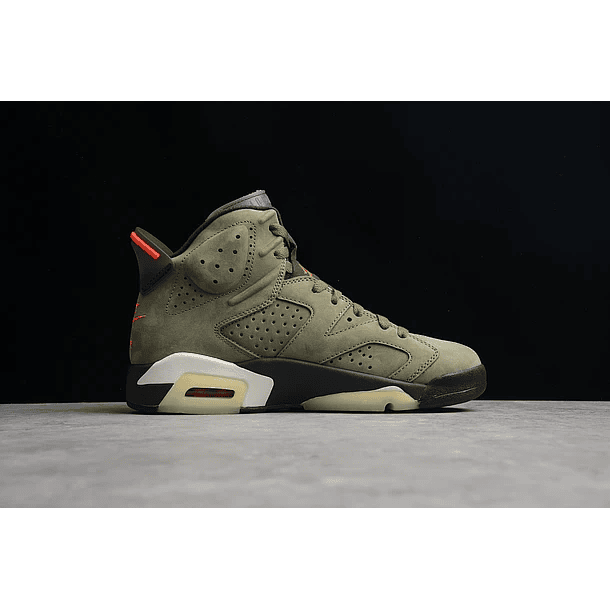 Jordan retro 6 x Travis Scott green 2