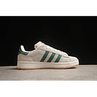 Adidas campus crystal white dark green 2