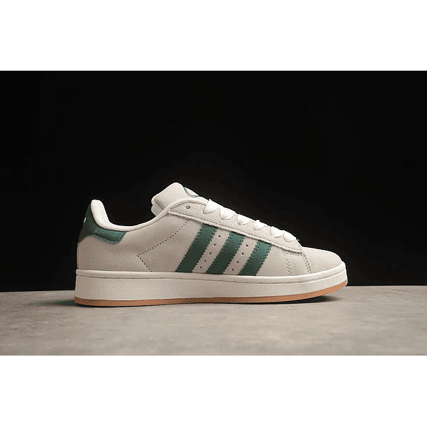 Adidas campus crystal white dark green 2