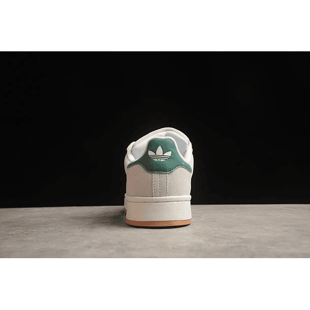 Adidas campus crystal white dark green 4