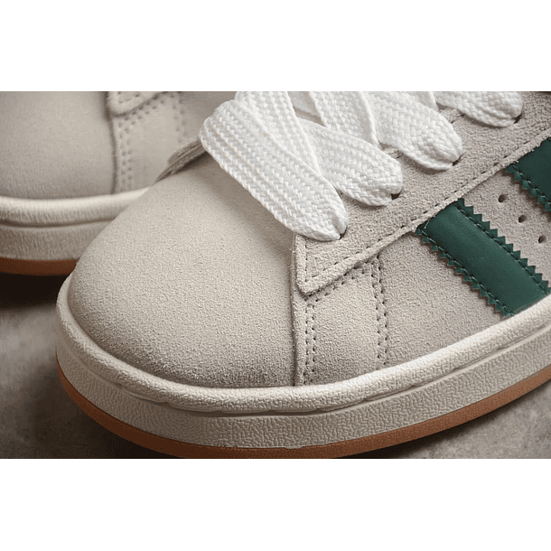 Adidas campus crystal white dark green 6