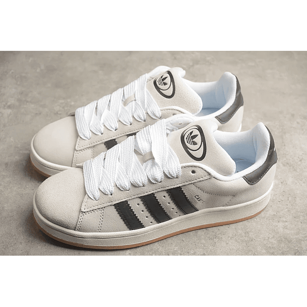 Adidas campus crystal white core black 5