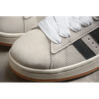 Adidas campus crystal white core black 6