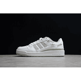 Adidas Forum white halo green