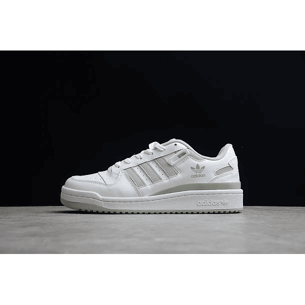 Adidas Forum white halo green 1